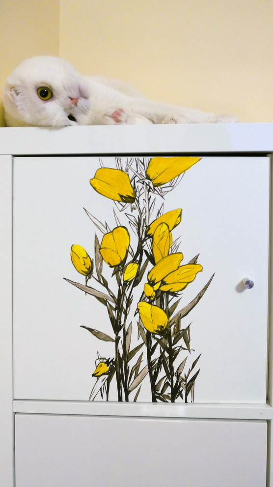 Двухкомнатная квартира для молодой пары с котом.