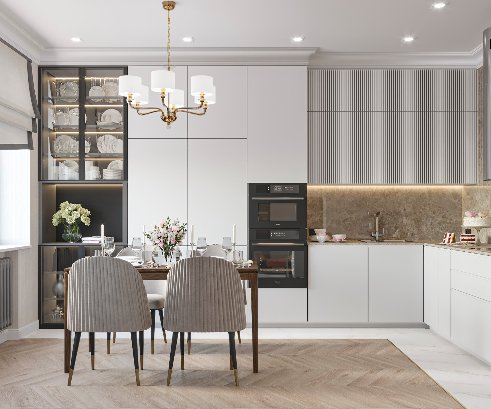 Обложка проекта: Квартира в стиле "Современная классика"