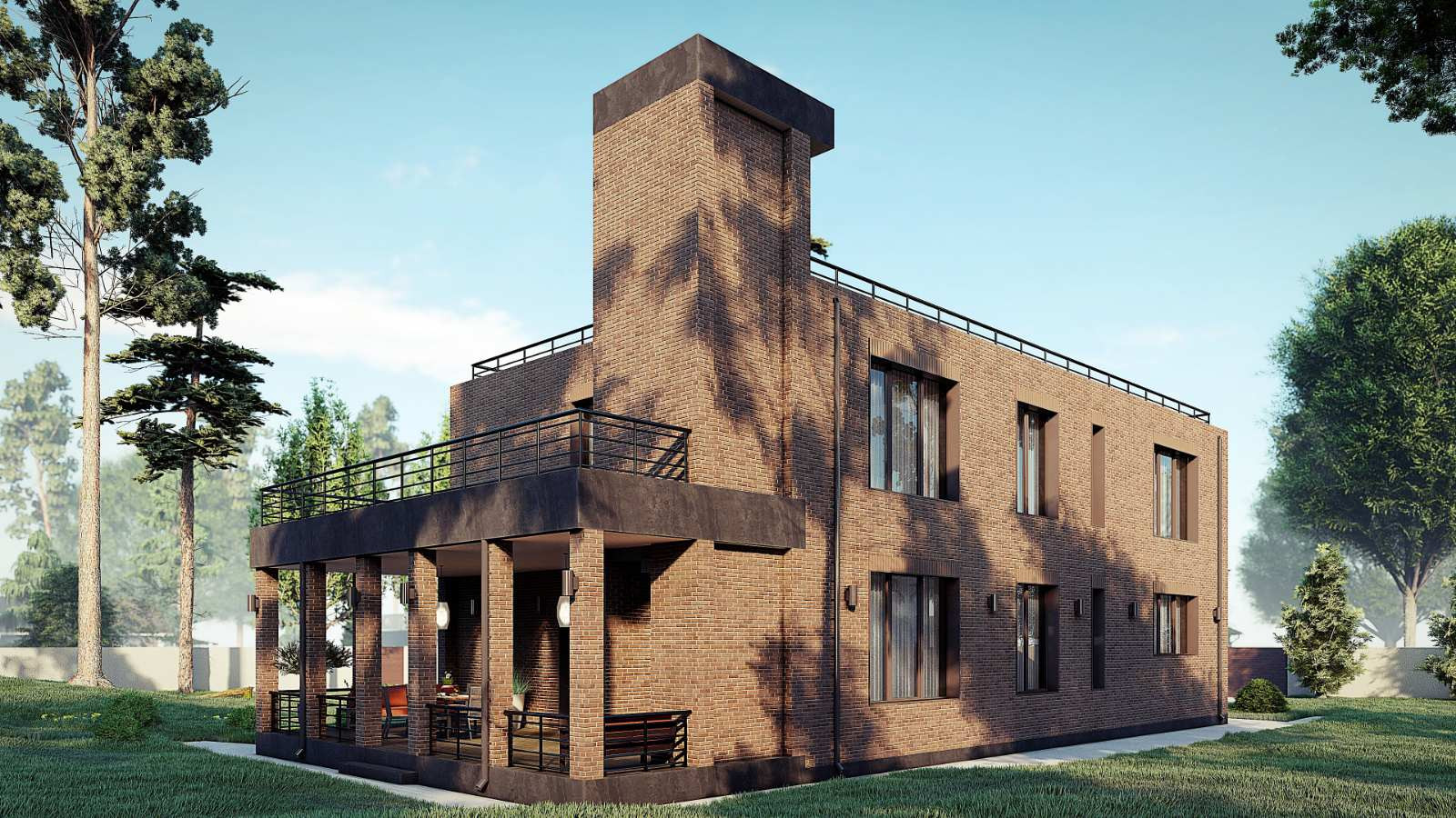 Двухэтажный дом