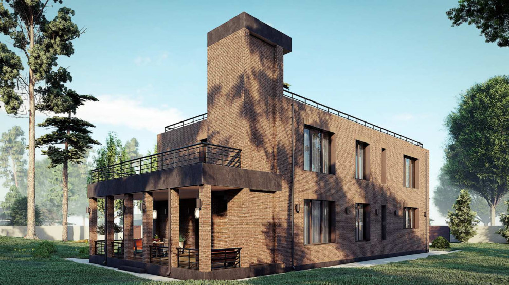 Двухэтажный дом