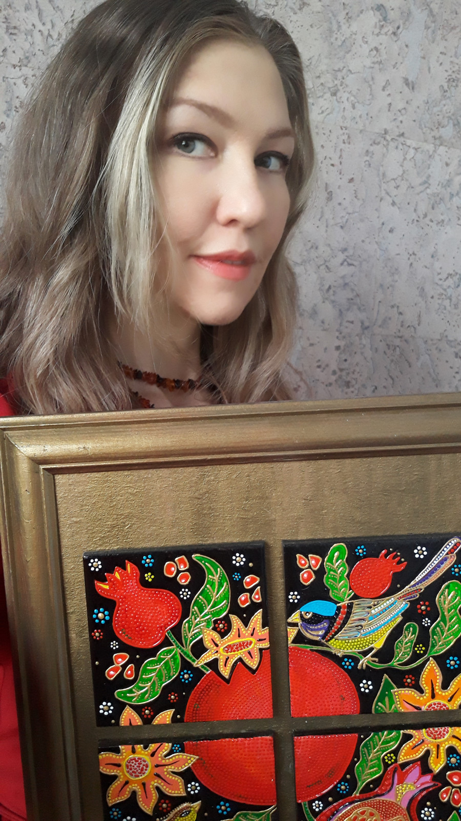 Панно "Гранатовый сад"