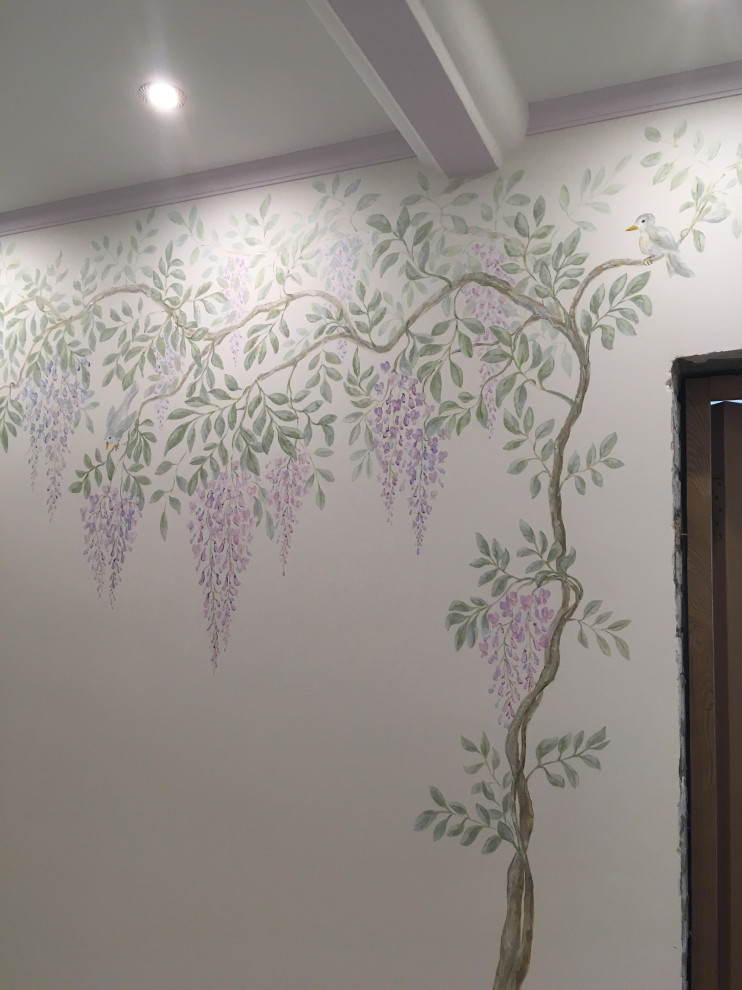 Обложка проекта: Художественная роспись «Глициния»