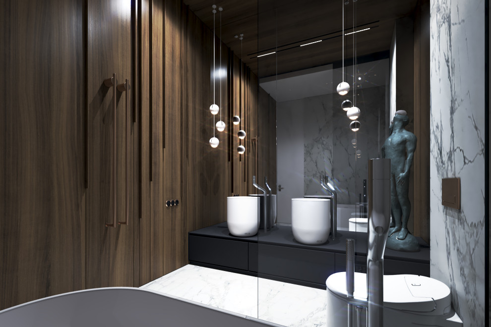 New design project apartment in Vladivostok, residential complex Aquamarine