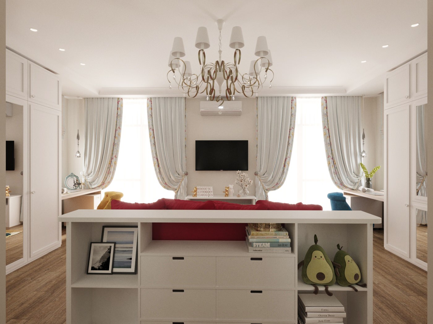 Дизайн проект квартиры для современной семьи