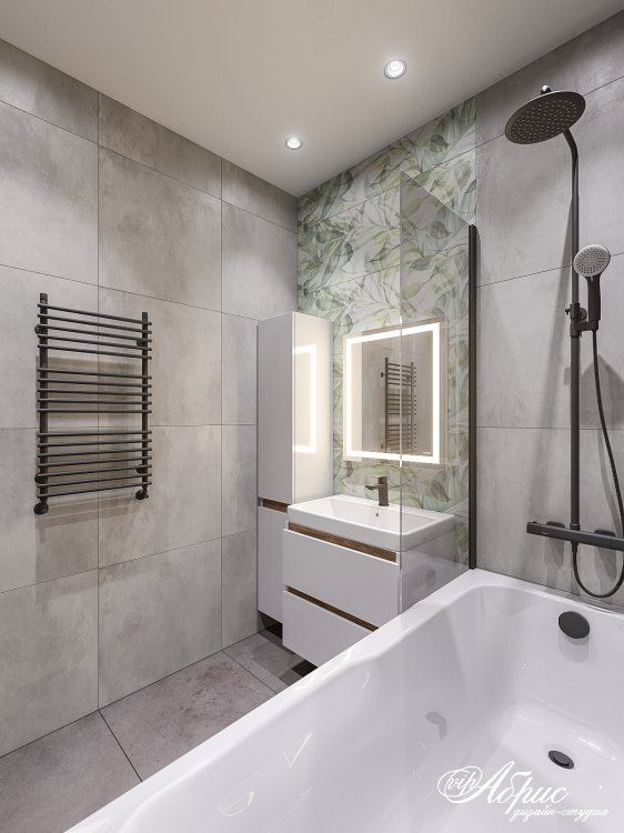 Современный дизайн двухкомнатной квартиры (ЖК Норвежский квартал)