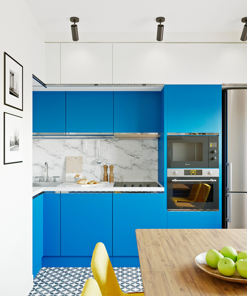 Много синего