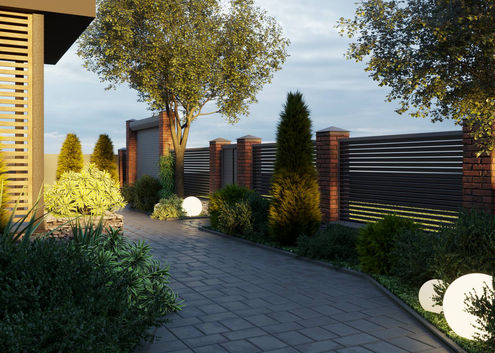 Меланж. Прилегающая территория.