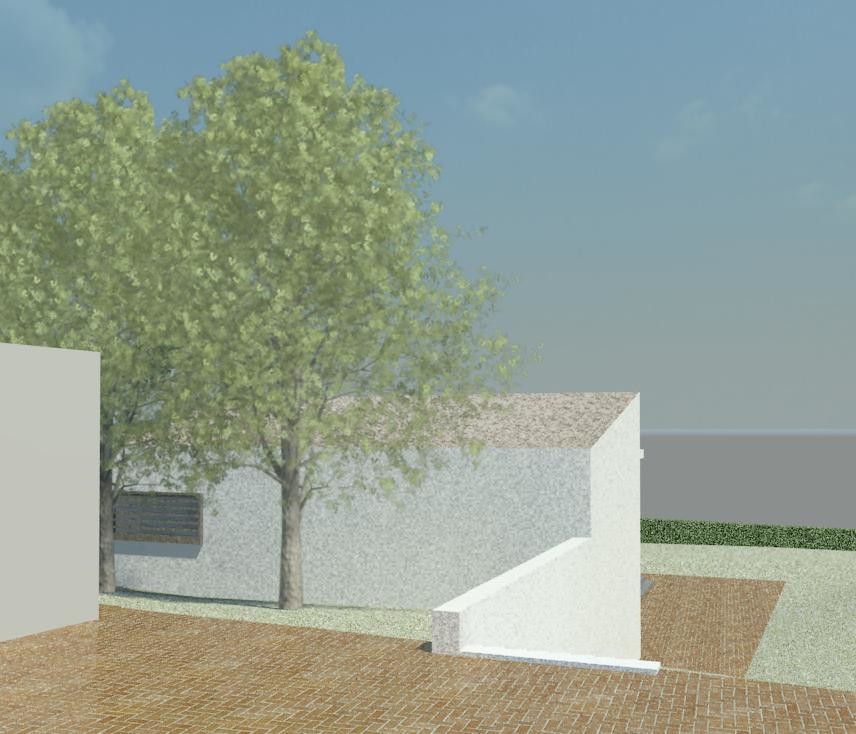 дом на рельефе