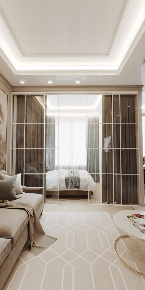 Проект маленькой квартиры 40 кв.м. ЖК Level Амурская