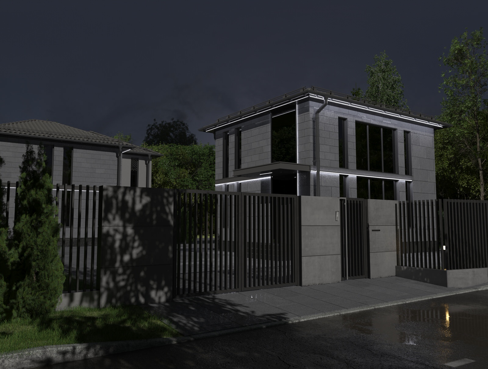 визуализация экстерьера