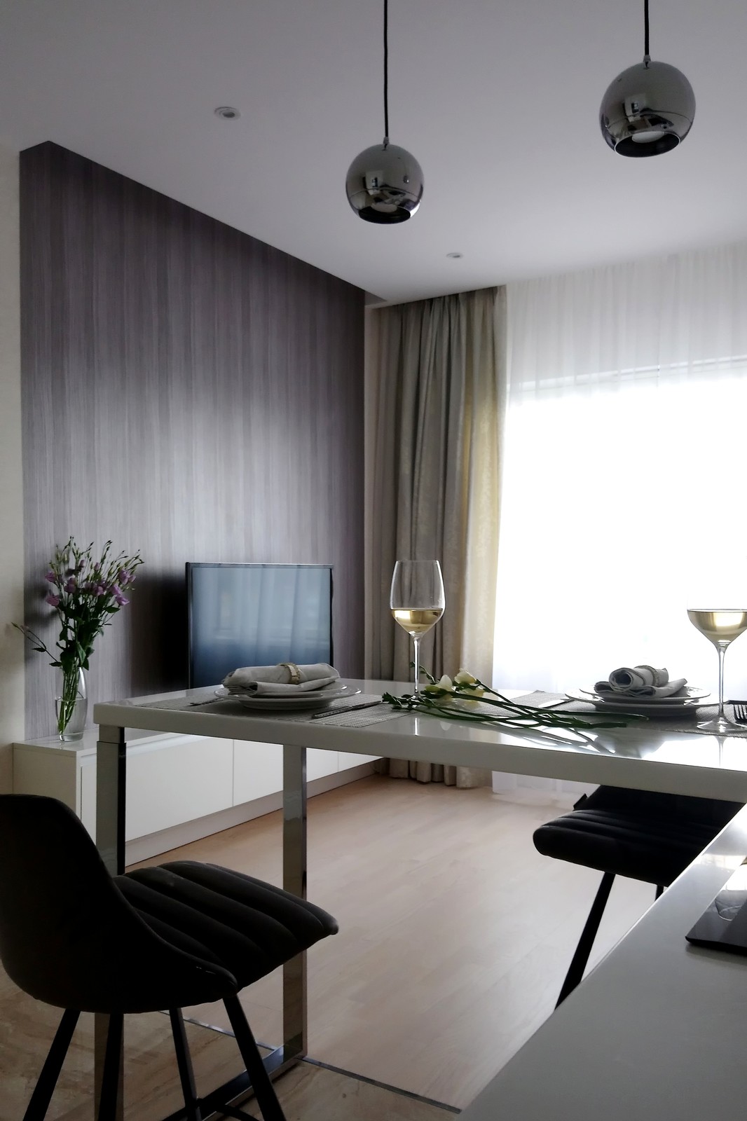 Интерьер 1-комн. квартиры в  ЖК Атмосфера