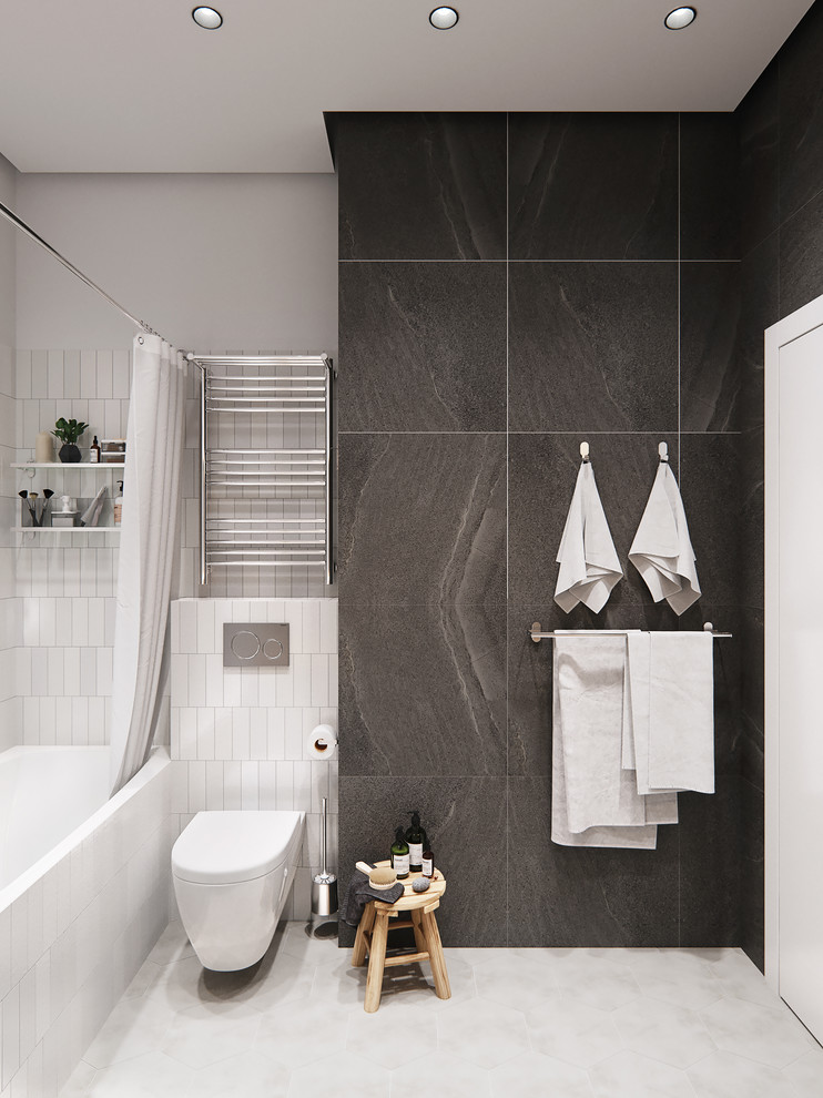 Белая квартира на набережной в ЖК Ривер парк