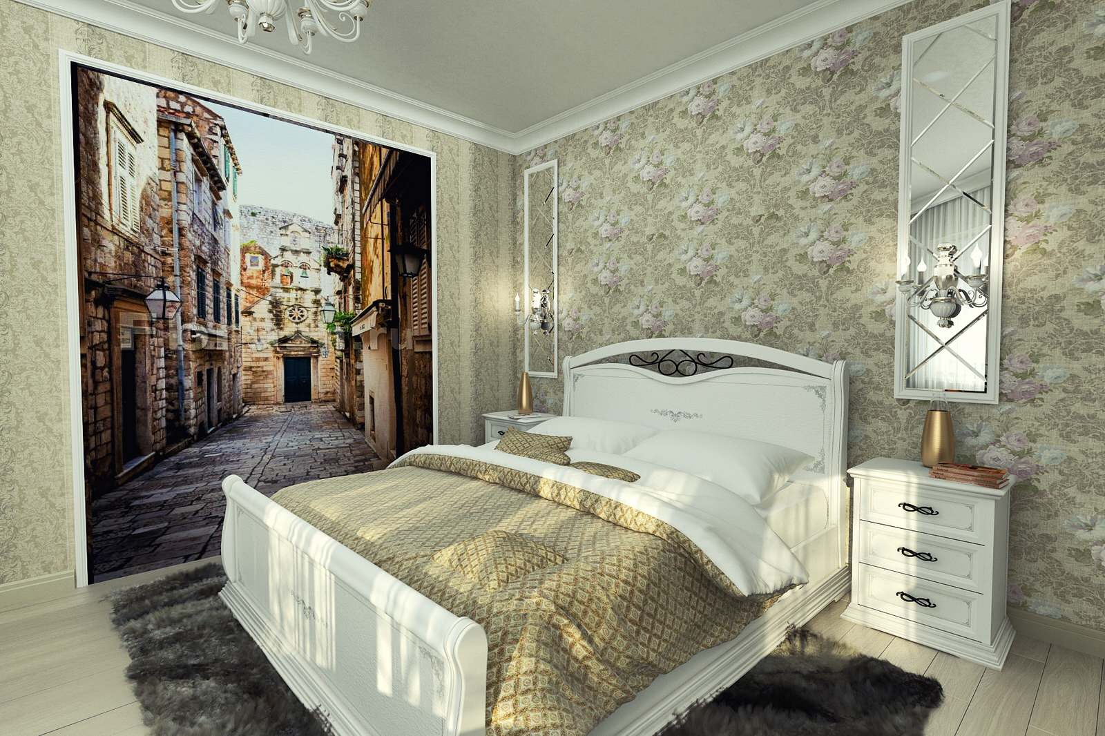 Дизайн интерьеров 3х комнатной квартиры.Классика.