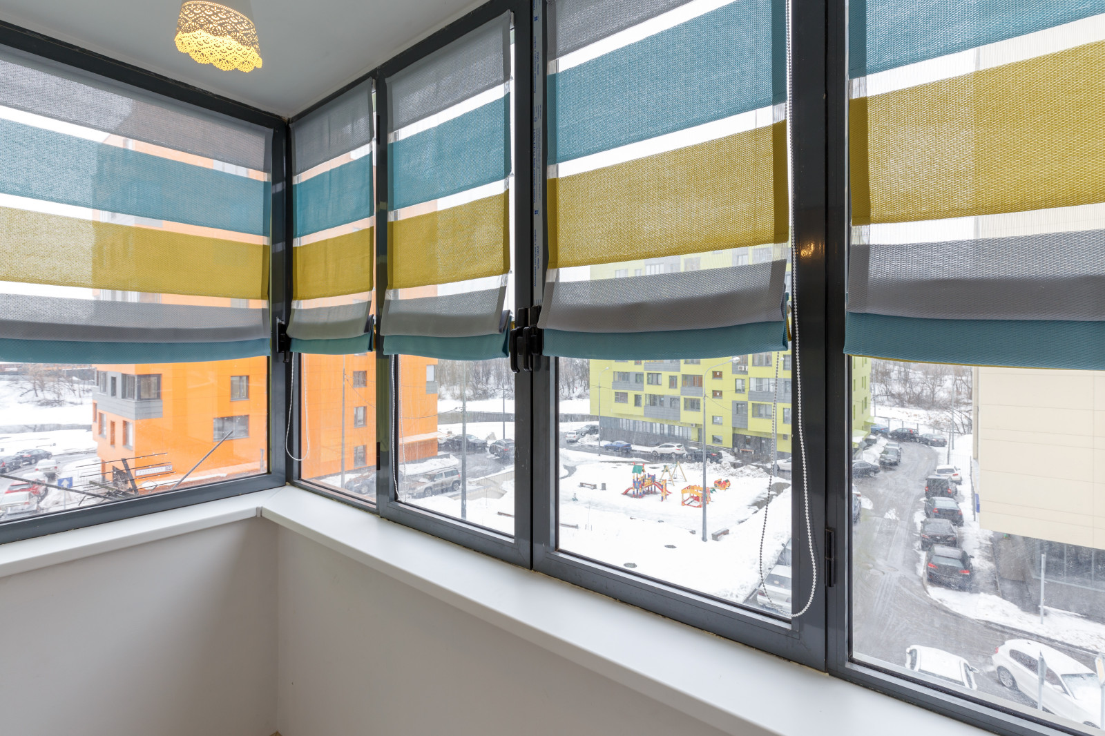 Обложка проекта: Римские шторы на балкон