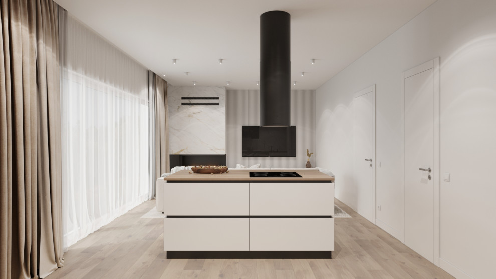 Коттедж в эко стиле