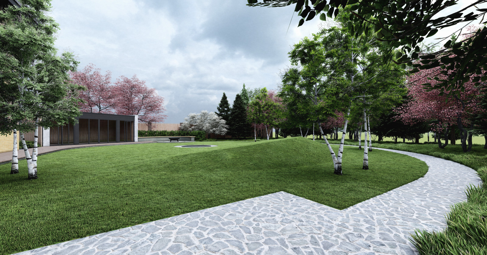 Эскизный проект благоустройства и ландшафтного дизайна земельного участка