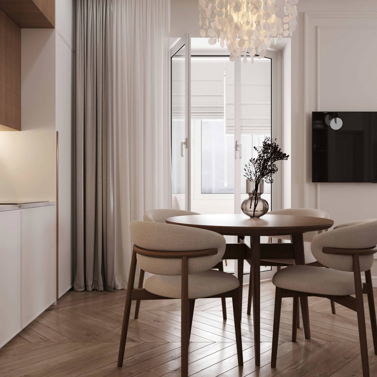 Дизайн и ремонт квартиры на Каланчёвской улице — Плюшевый комфорт