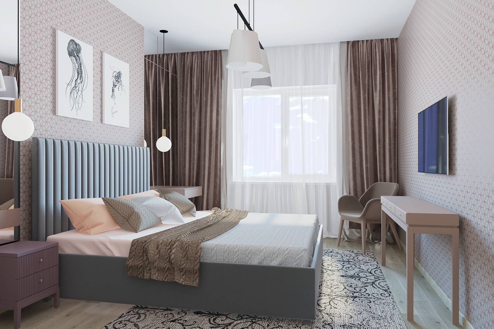 Обложка проекта: Квартира в ЖК Рассказово, 97 м2