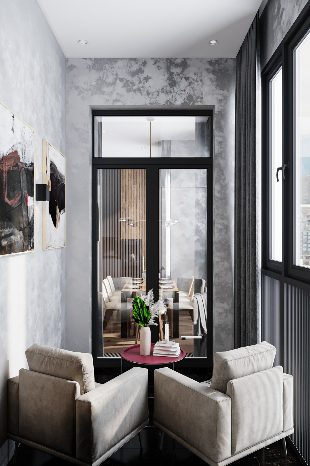 Квартира 132 кв.м. в современном стиле в ЖК "Ботанический сад LIFE".