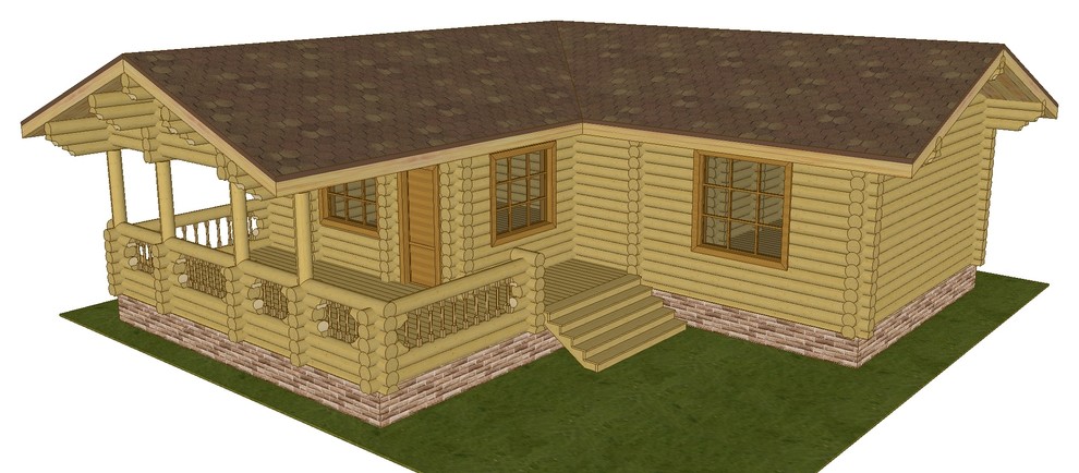 Проекты деревянных домов из ТермоБруса