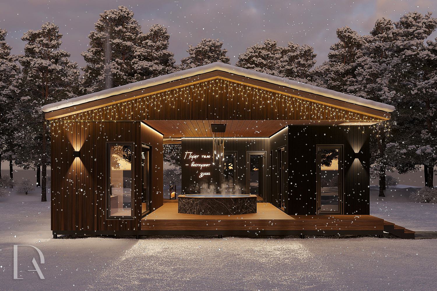 Банный комплекс на Байкале 83,9 м2