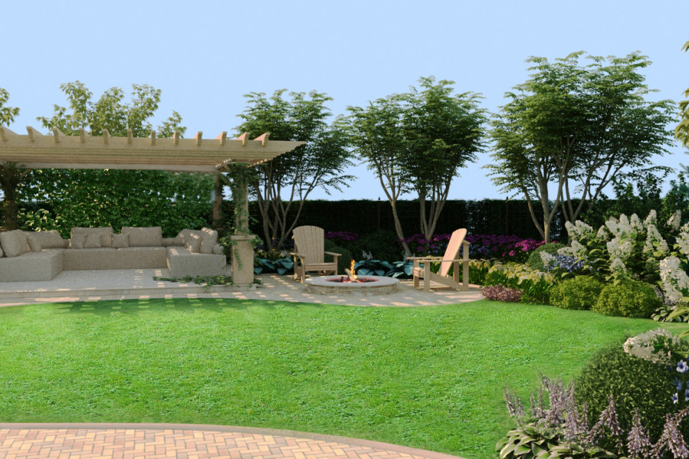 Обложка проекта: 3D визуализация участка 12 соток