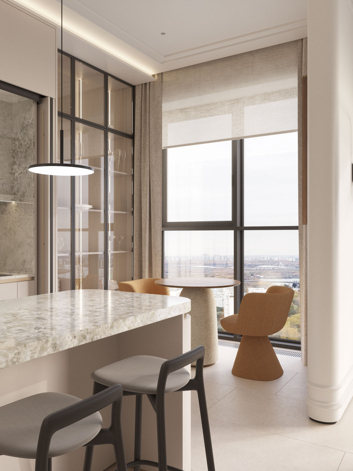 Дизайн-проект квартиры 65м², ЖК Sydney City