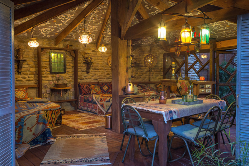 Круглая беседка