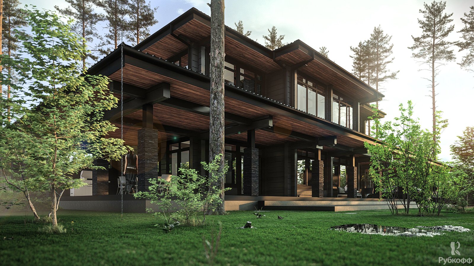 Дом из бруса П-271