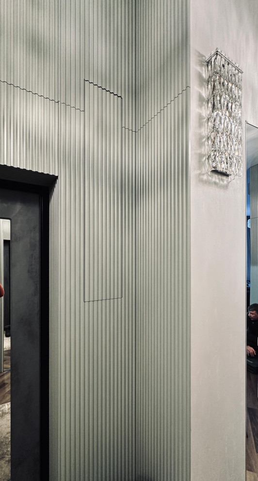 Стеновые панели из МДФ эмаль в прихожей