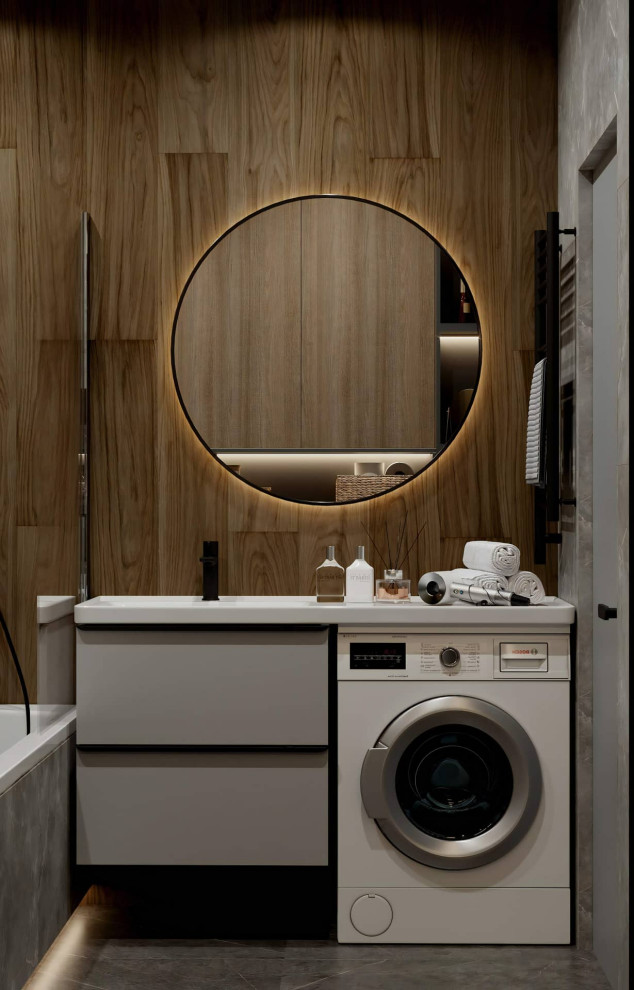 Дизайн и ремонт квартиры в ЖК «Квартал на Никулинской» — Акцент на дерево