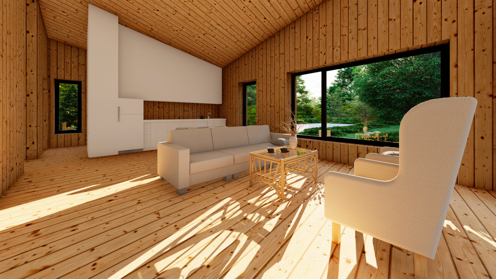 Дачный дом 70м2 внутри.