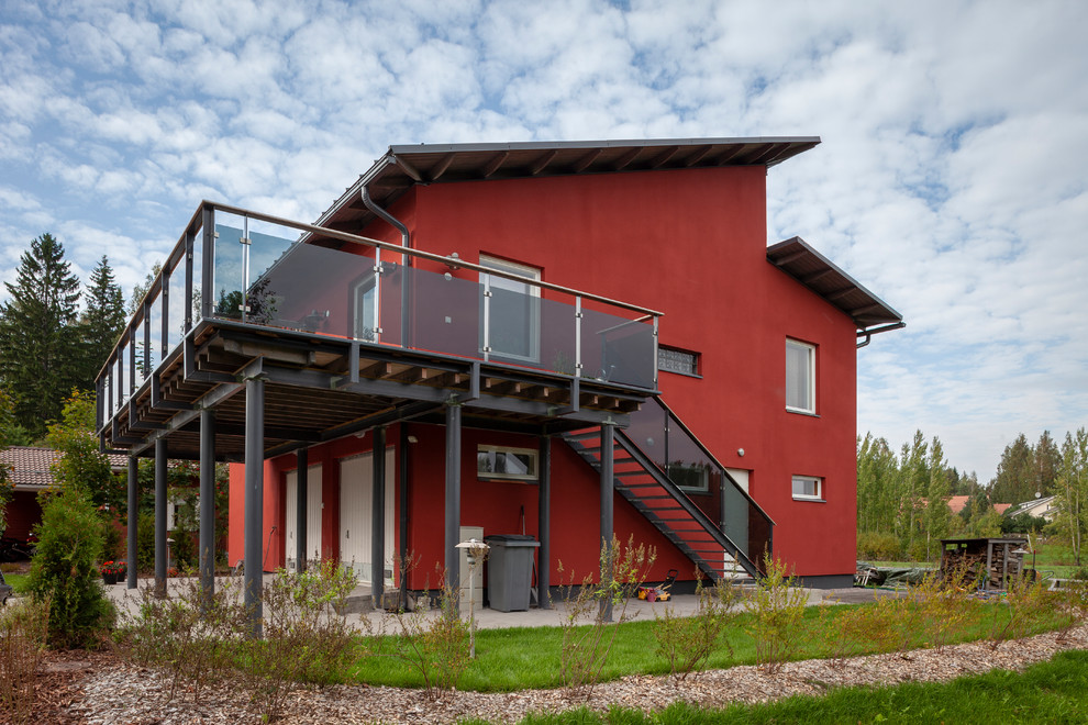 Экстерьер. Покрашенные объекты