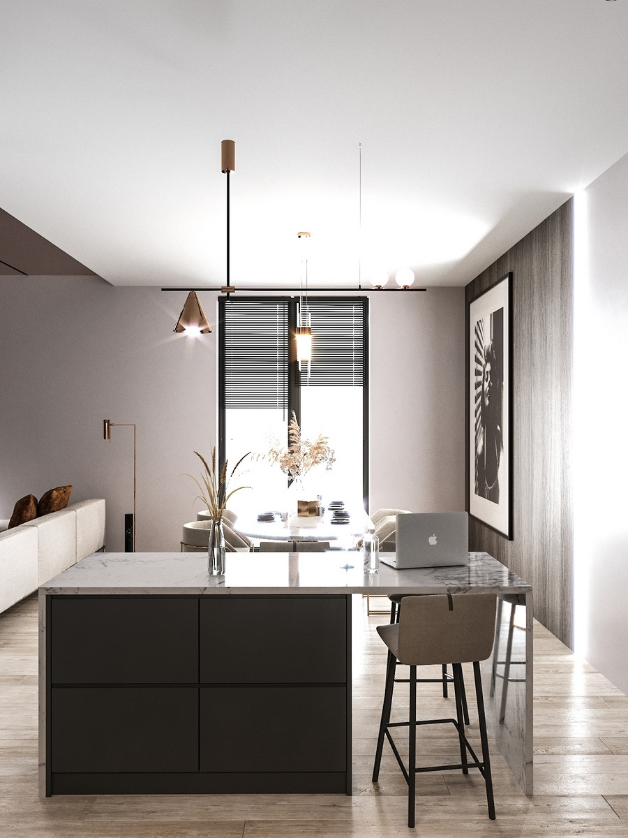 Дизайн интерьера в ЖК Кутузовский 12