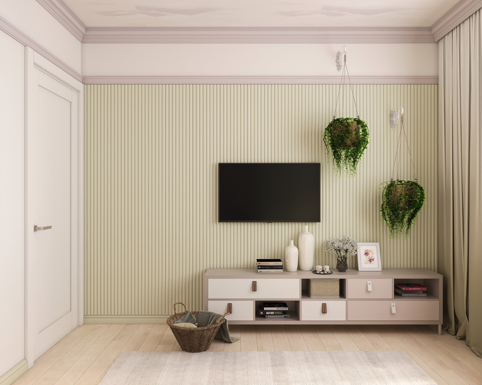 Интерьер квартиры 53 кв.м. в  ЖК "Летний сад"