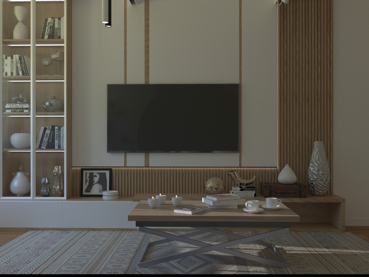 Обложка проекта: Гостиная в светлых тонах