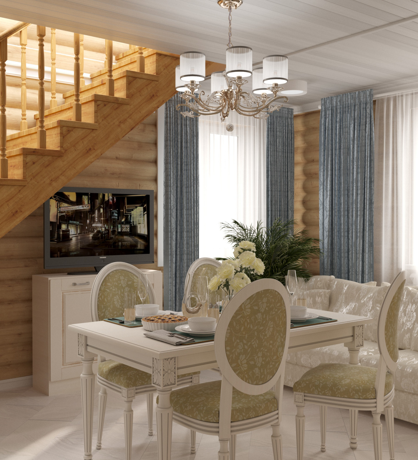 Интерьер жилого дома