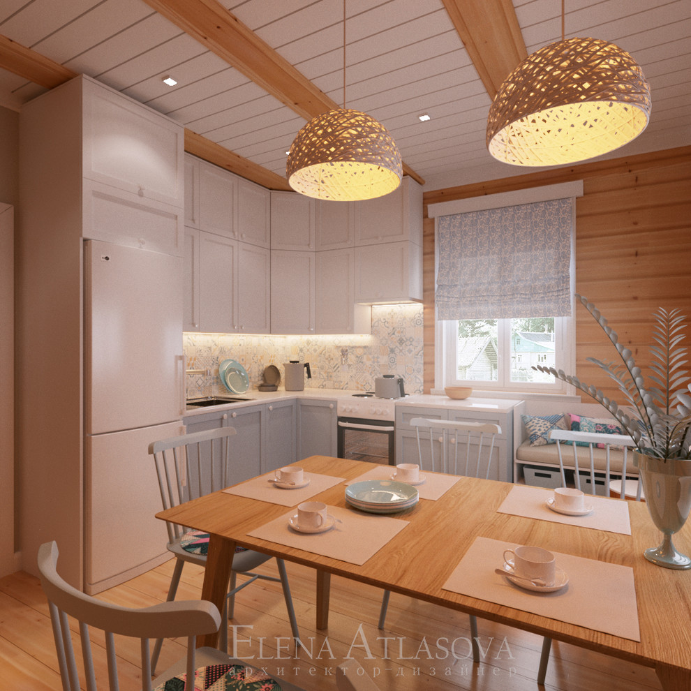 Деревенский шарм в интерьере кухни