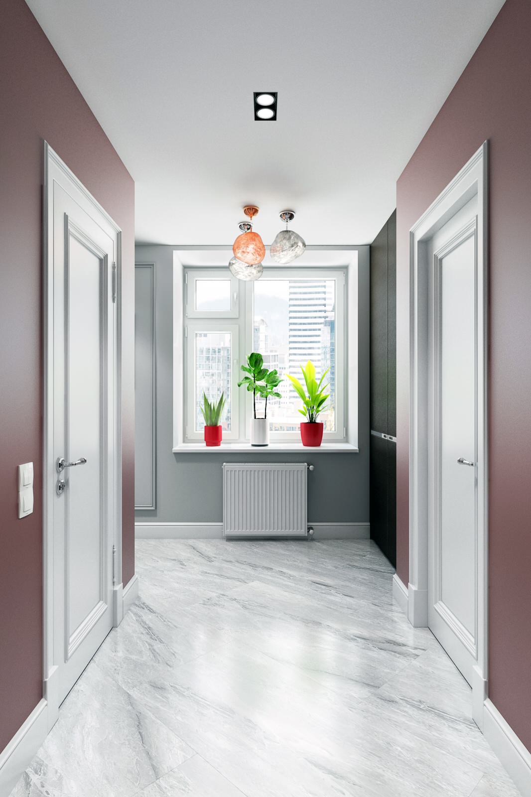 Интерьер квартиры в ЖК Wellton Park (95,7 кв.м.) "Палитра"