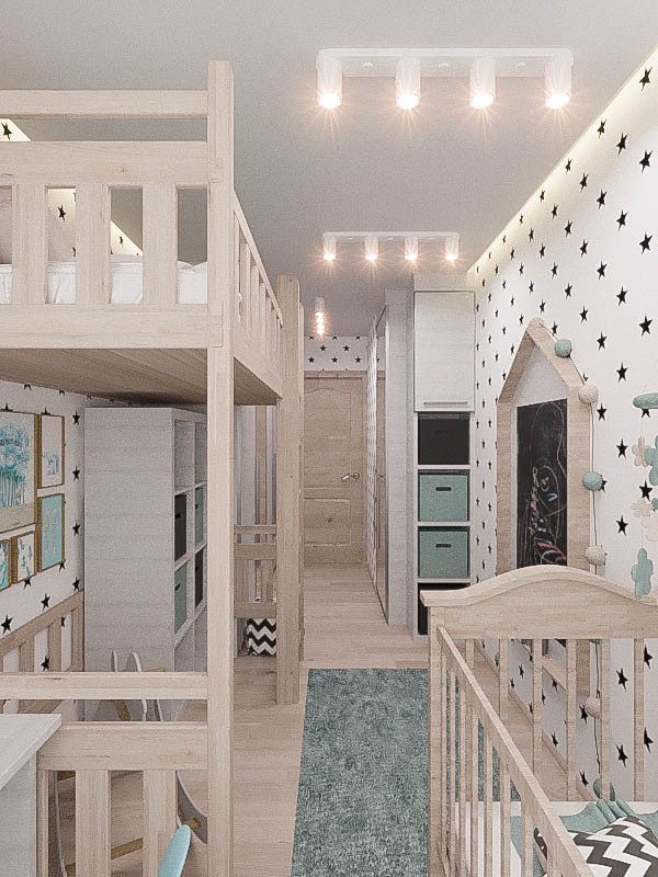 Небольшая детская комната, 11 кв.м.