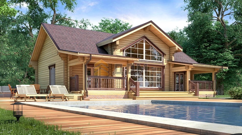 Дом из клееного бруса "Троицк"