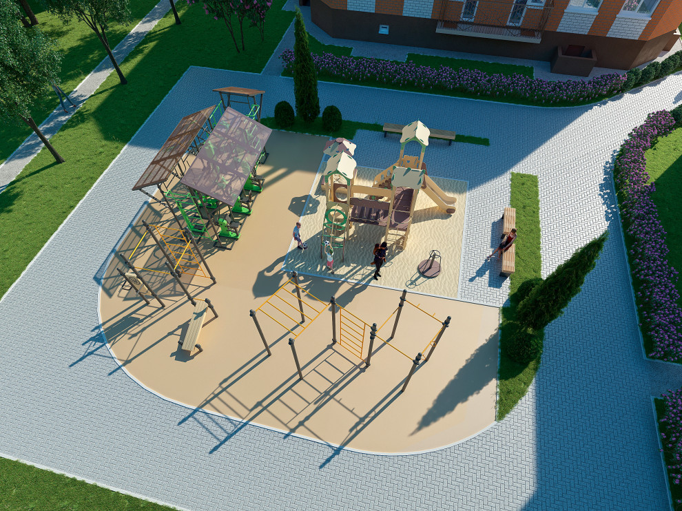 3Д Визуализация жилого комплекса