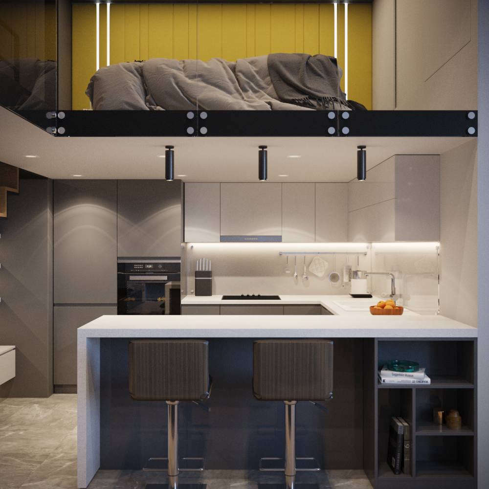 Двухуровневая квартира в Олимпийском парке