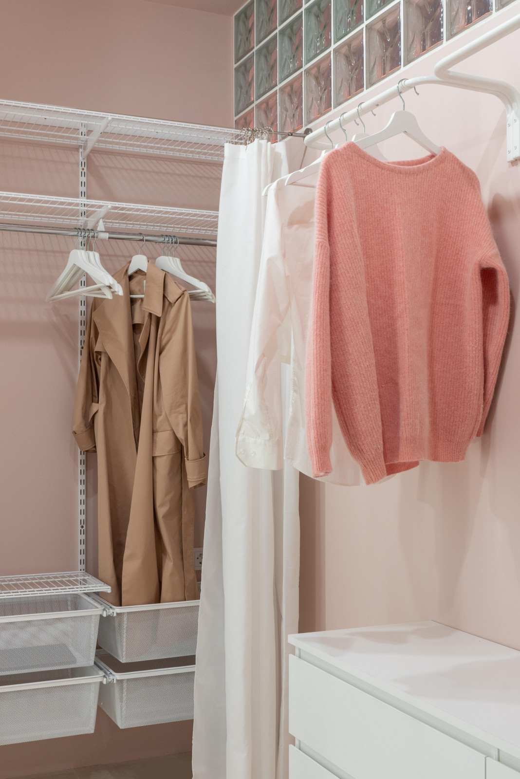 Квартира с стеклоблоками