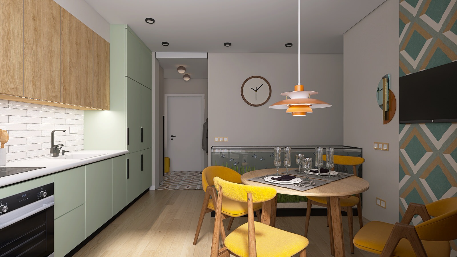 Дизайн-проект квартиры, 45 м2