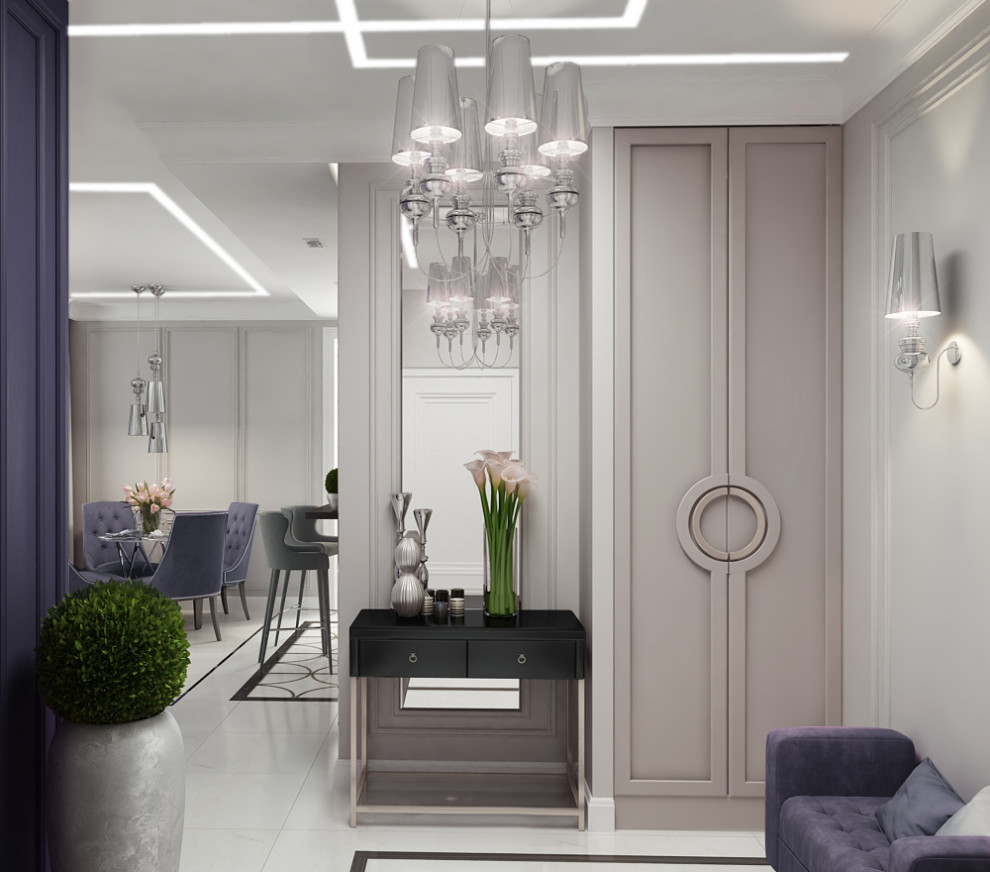 Квартира в стиле арт-деко для молодой пары