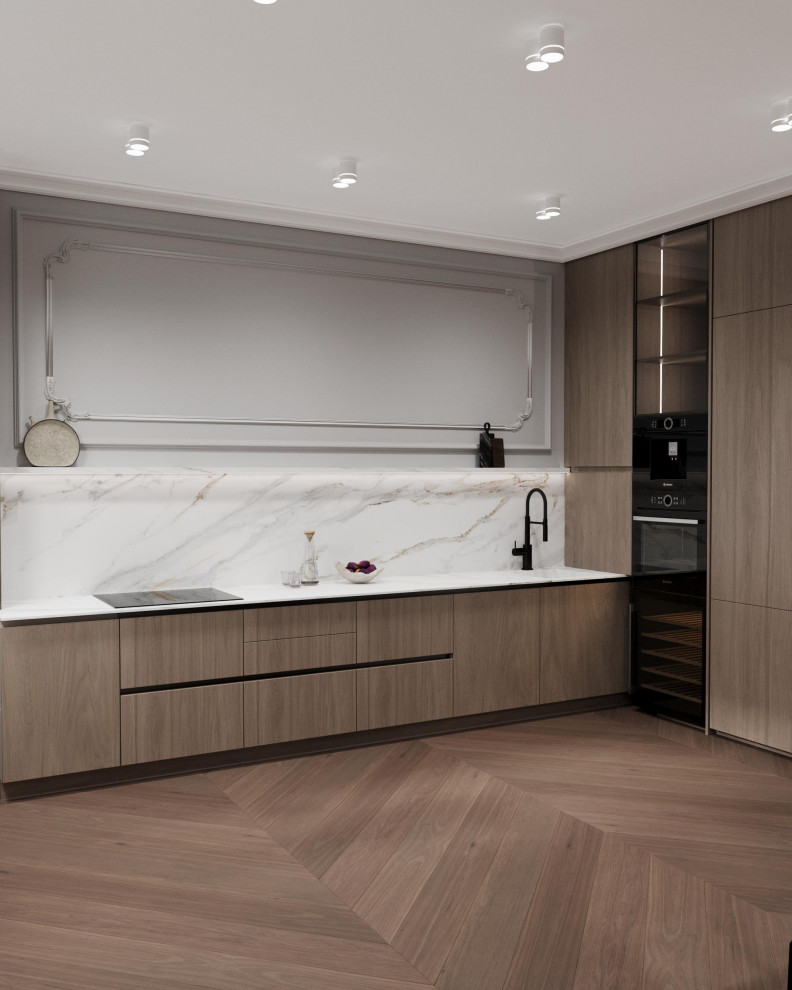 Квартира 90м2 в Краснодаре в стиле неоклассика