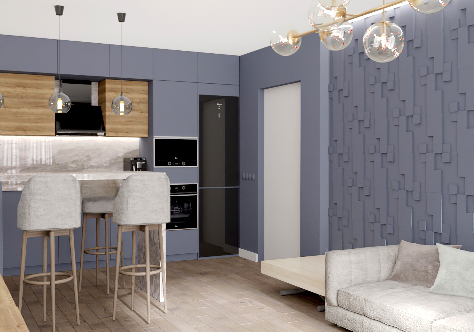 Интерьер квартиры ЖК МАШКОВ