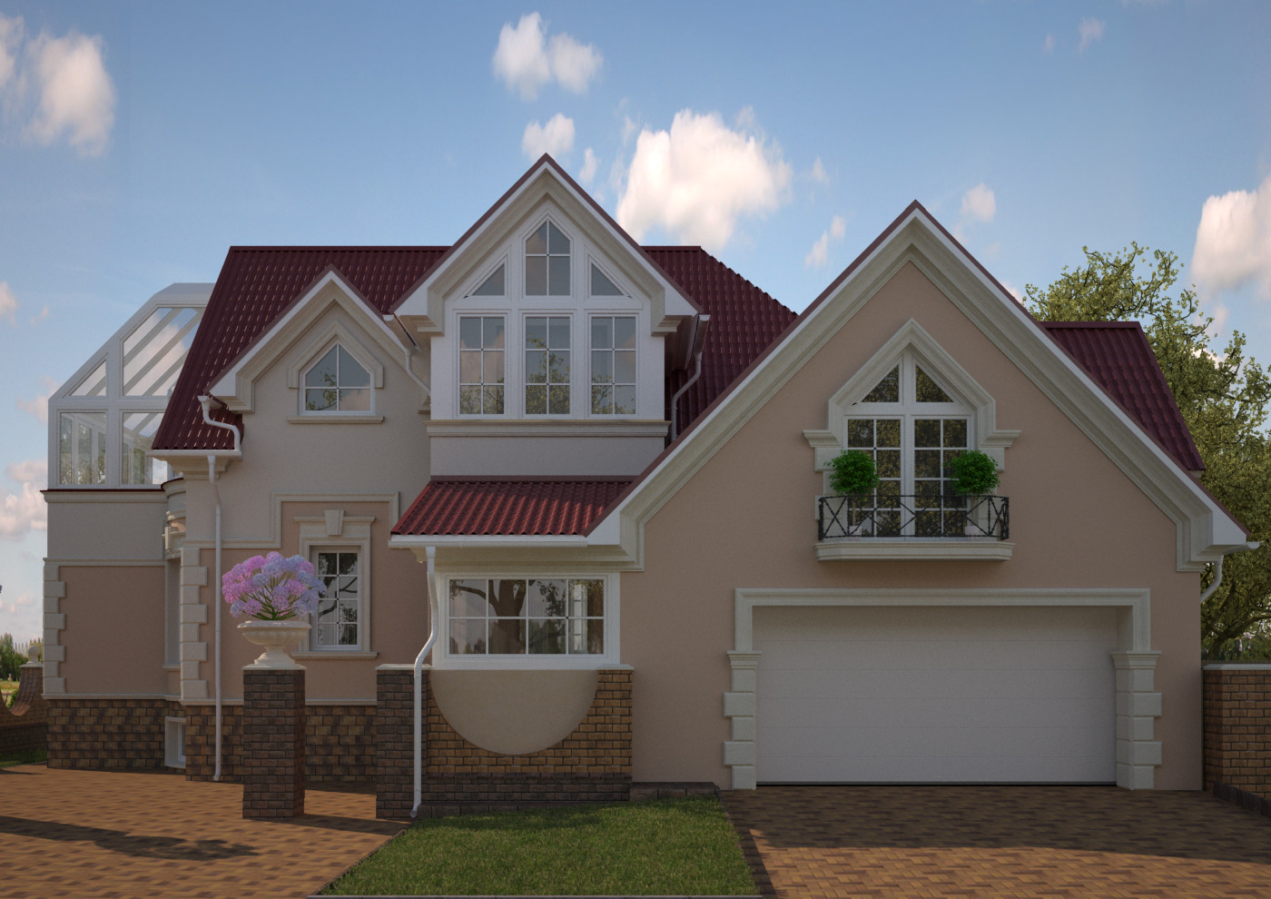 Экстерьер дома в Клину