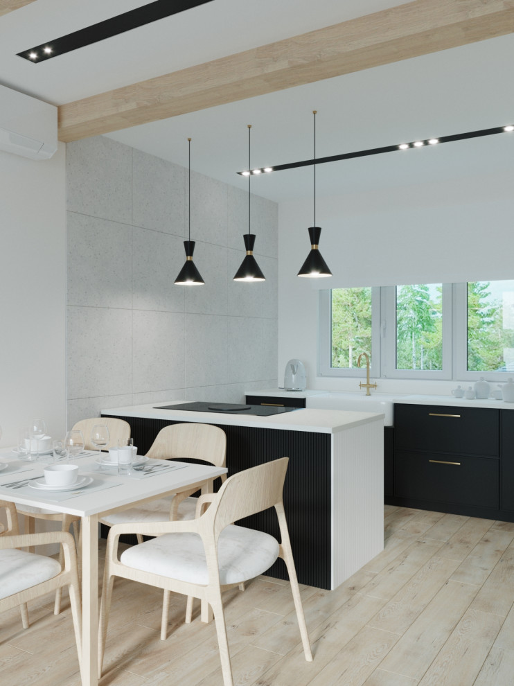 Таун-хаус кухня-гостиная